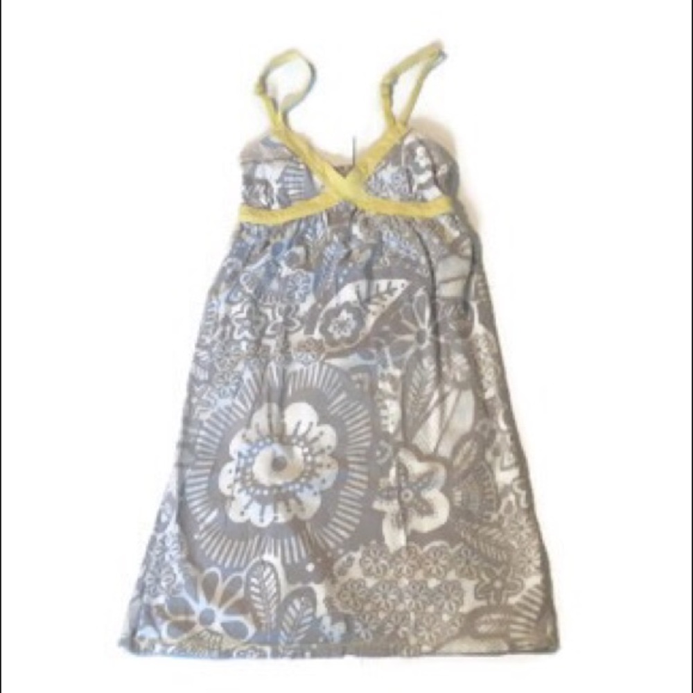Aeropostale grey and yellow dress